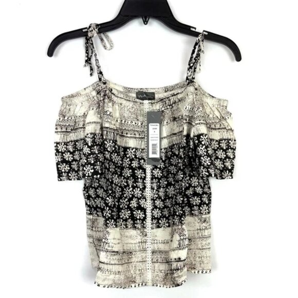 Michael Stars Tops - Michael Stars Women’s Black/Cream Top Size Small